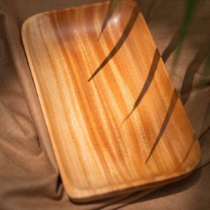 Neem Wood Nuts Serving Tray